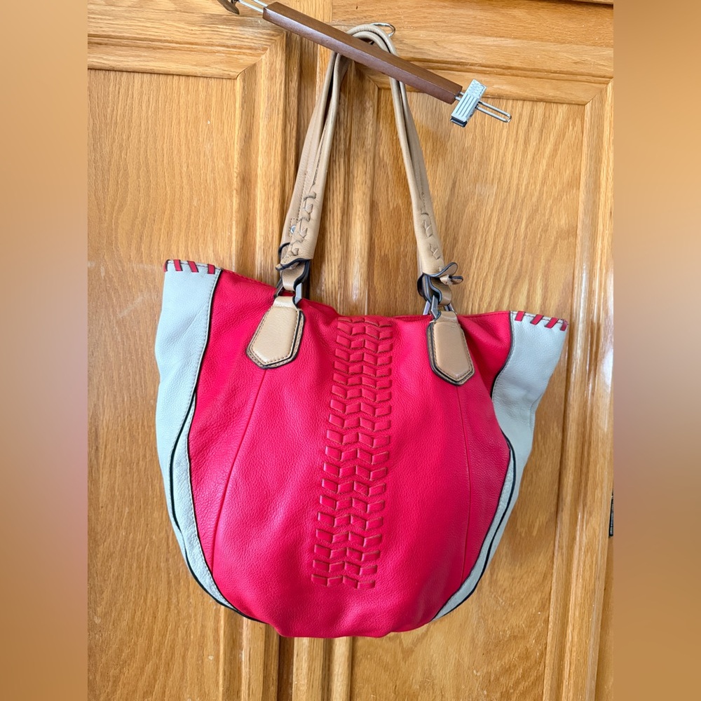 Oryany Lyssie Large Pebbled Leather Shoulder Bag